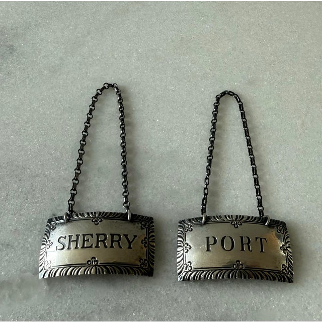 Sterling Silver "Sherry" Decanter Label/Tag by Stieff Company for Colonial Williamsburg For Sale - Image 10 of 10