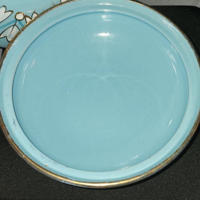 Italian Vintage 1950s Fratelli Fanciullacci Italian Art Pottery Lidded Bowl 201/1 Mint For Sale - Image 3 of 8