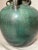 Antique Handmade Chinese Ming Dynasty Pottery Terracotta Green Glaze Wine Jug For Sale - Image 4 of 16