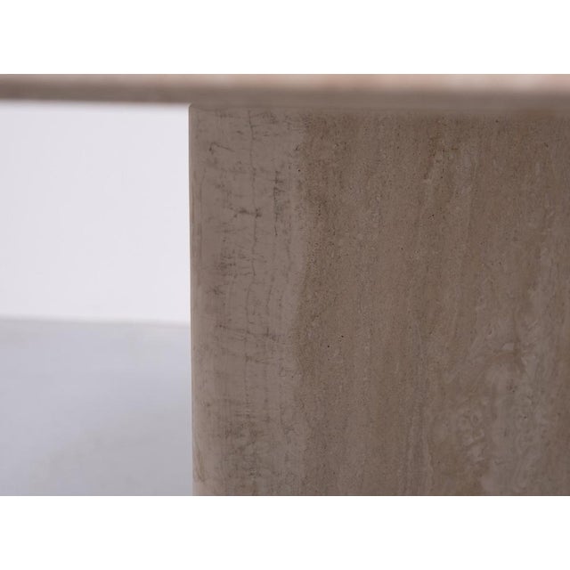 Small Travertine Coffee Table, 1970s For Sale - Image 9 of 11