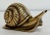 Mid-Century Modern Vintage Brass Snail Paper Weight For Sale - Image 3 of 7
