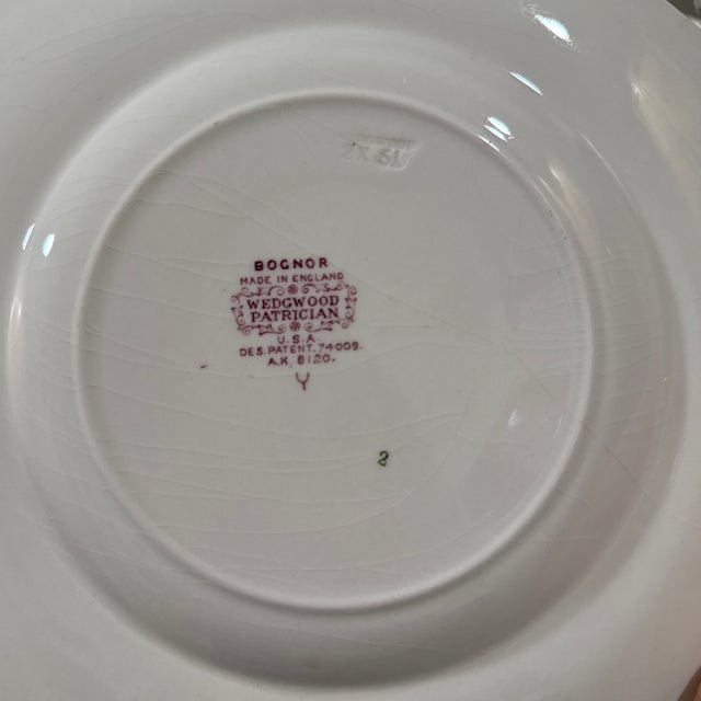 Ceramic Wedgwood Patrician Salad Plates For Sale - Image 7 of 8
