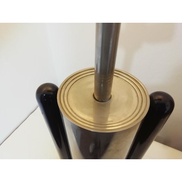 Wood Programma D Series Table Lamp by Superstudio for Argenterie Ricci, Italy, 1970s For Sale - Image 7 of 13