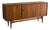 Teak Credenza Sideboard Wooden Storage Cabinet Denmark 1960s For Sale