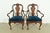 An outstanding pair of Chippendale or Georgian style armchairs or dining captain chairs By Smith & Watson USA, Circa...