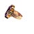 Late 19th Century Antique Victorian 10k Rose Gold Amethyst Solitaire Ring, Size 4.75 For Sale - Image 5 of 5
