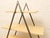 Wood Late 20th Century Modern a-Frame Wood & Metal Display Shelf For Sale - Image 7 of 9