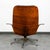Plycraft Mid Century Modern Lounge Chair Plycraft Mr Tufted Black Swivel George Mulhauser For Sale - Image 4 of 11