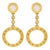 Bvlgari B. Zero1, 18 Karat Yellow Gold Drop Open Circle LeverbacK Earrings For Sale - Image 15 of 18