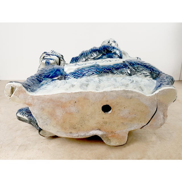 Chinese Blue and White Porcelain Seated Kuan Yin on a Qilin For Sale - Image 15 of 15