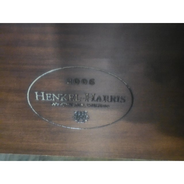 Henkel Harris Mahogany King Size Sleigh Bed Frame Made in Winchester, Virginia For Sale - Image 11 of 11