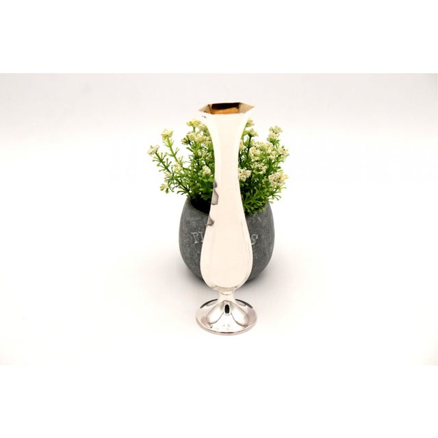 Plain Silver Jug with Circular Base For Sale - Image 5 of 5
