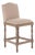 Aria Counter Stool - Linen Cotton / Oak Frame For Sale