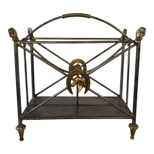 1990s Mainland Smith Horse Magazine Rack For Sale