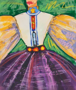'Fashion Able II" Original Drawing by Isaac Mizrahi, Parsons School of Design