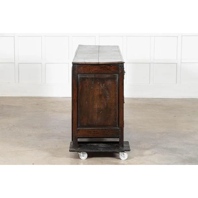 Georgian English Oak Dresser Base, 1800s For Sale - Image 9 of 16