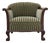 Danish Armchair in Furniture Velour and Teak Wood, 1950s For Sale