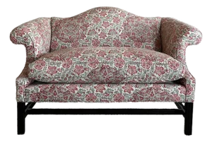 New Down-Filled Two Seater Sofa in Schumacher Kaya Medallion