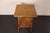 Early 20th Century Antique Aesthestic Movement Victorian Burnt Bamboo Tortoise Shell Side Table For Sale - Image 5 of 14
