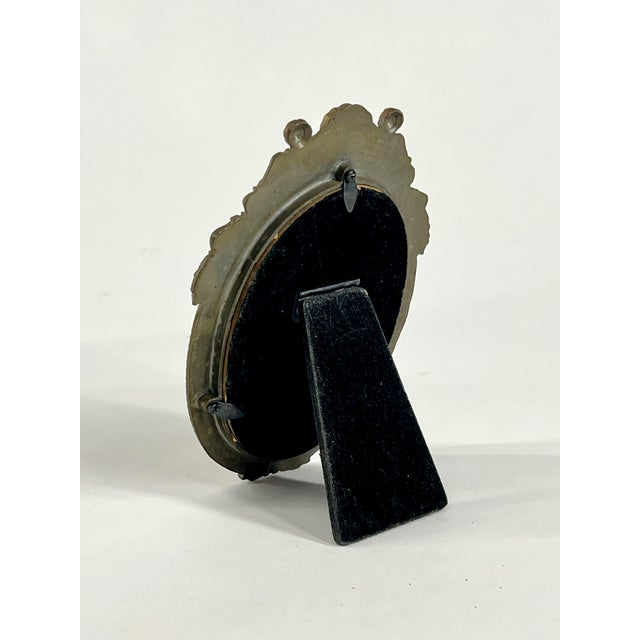Metal Vintage Petite French Cast Brass Dresser Frame For Sale - Image 7 of 8