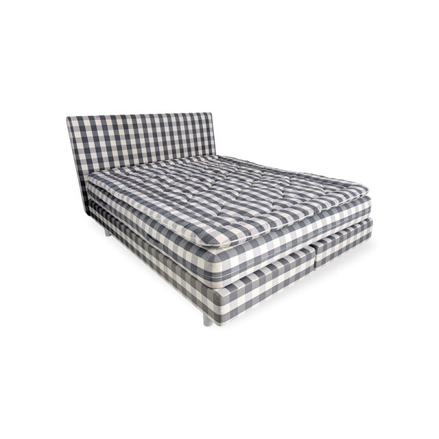 We are offering a beautiful luxury box spring bed from the traditional Swedish manufacturer Hästens for sale. The bed was...