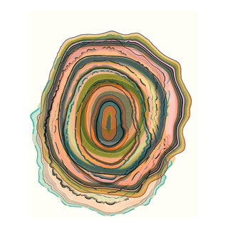 Pernille Snedker, Double Woodrings #02, Giclée Print For Sale