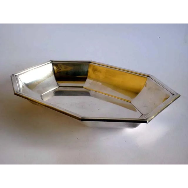 French Silver Tray from Christofle Fleuron, 1950s For Sale - Image 6 of 6