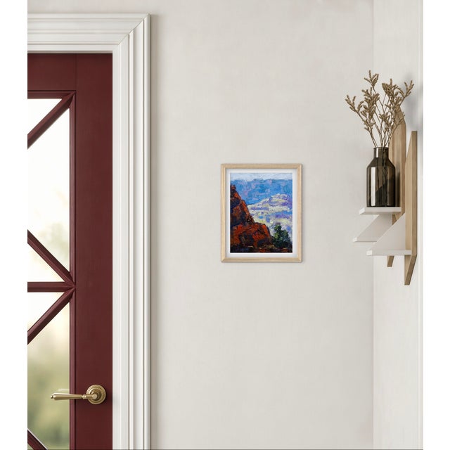 2020s Grand Canyon, Contemporary Impasto Landscape Oil Painting For Sale - Image 5 of 10