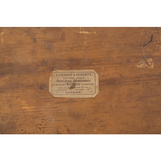 Victorian Pedestal Desk in Oak, 1860 For Sale - Image 4 of 8
