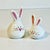 This pair of Bunny Salt and Pepper Shakers are a delight. We love their long pink ears and whimsical expressions. Fun...