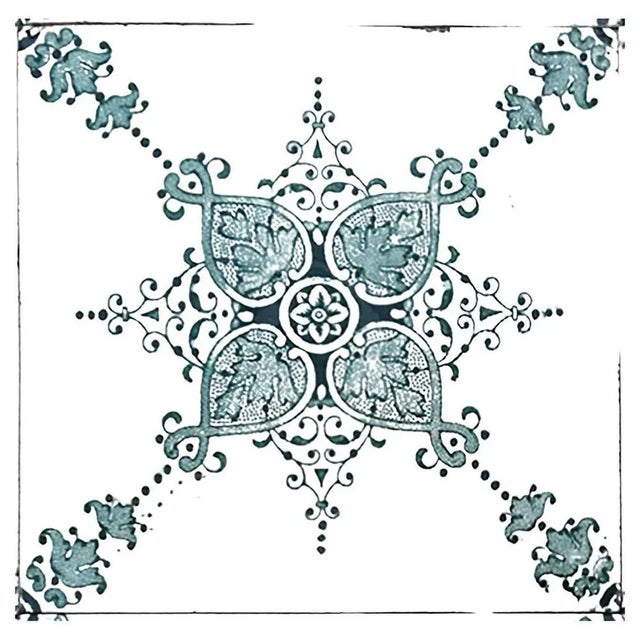 Art Deco Dark Green Tiles from Societe Morialme, Belgium, 1920s For Sale - Image 12 of 12