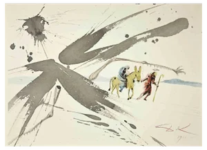 Salvador Dali, Ex Aegypto Vocavi Filium Meum, Lithograph, 1964