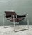 Metal Vintage Chrome and Leather Lounge Chair After Wassily For Sale - Image 7 of 12