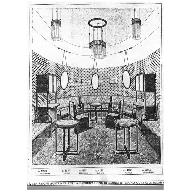 Art Nouveau Secessionistic Armchair by Josef Hoffmann for Jacob & Josef Kohn, Vienna, 1901 For Sale - Image 9 of 18