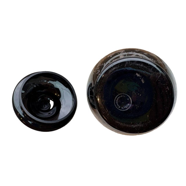 Early 20th Century Early 20th Century Black Amethyst Urn For Sale - Image 5 of 5