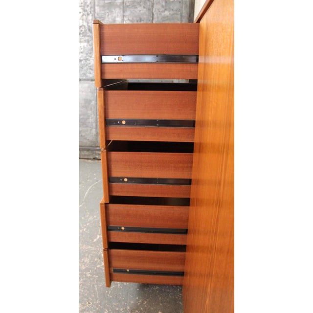 Brown Vintage Danish Modern Teak Gentleman's Chest For Sale - Image 8 of 15