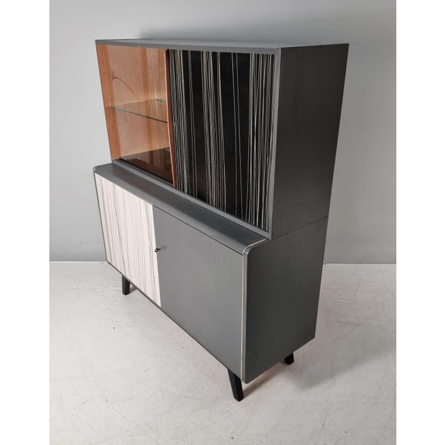 Vintage Display Cabinet with Glass, 1970s For Sale - Image 6 of 12