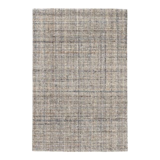 Dash & Albert by Annie Selke Harris Blue/Brown Micro Hooked Wool Rug, 2' x 3' For Sale