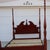 1980s Cherry Queen Size Headboard Foot Board Rails and Supports For Sale - Image 4 of 11