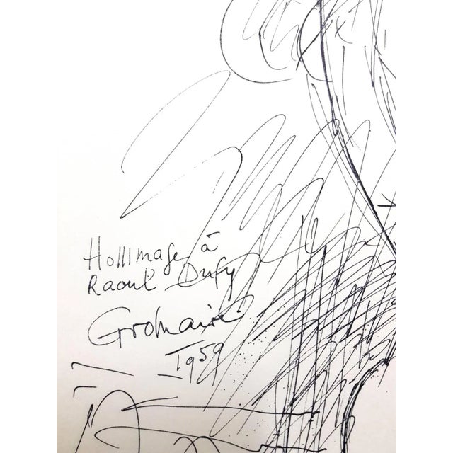 (after) Marcel Gromaire Lithograph after a watercolor, published in the book ''Lettre à mon peintre Raoul Dufy.'' Paris,...