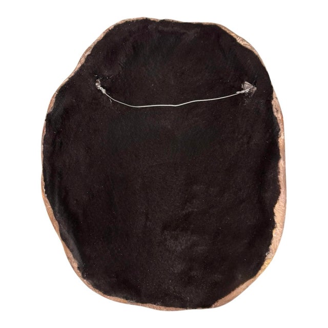2000 - 2009 Boho Scagliola Tortoise Shell Wall Sculpture For Sale - Image 5 of 6