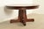 Imperial Furniture, Grand Rapids Gustav Stickley Style Antique Mission Oak Arts & Crafts Pedestal Extension Dining Table, Newly Refinished For Sale - Image 4 of 12