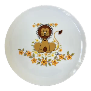Vintage Child’s Lion Plate 1976
