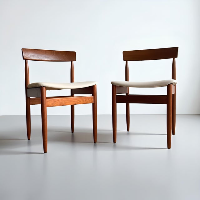 Danish Chairs in Teak with Rounded Backrest attributed to Pe Jorgensen for Farso Mobelfabrik, Denmark, 1960s, Set of 2 For Sale - Image 11 of 17