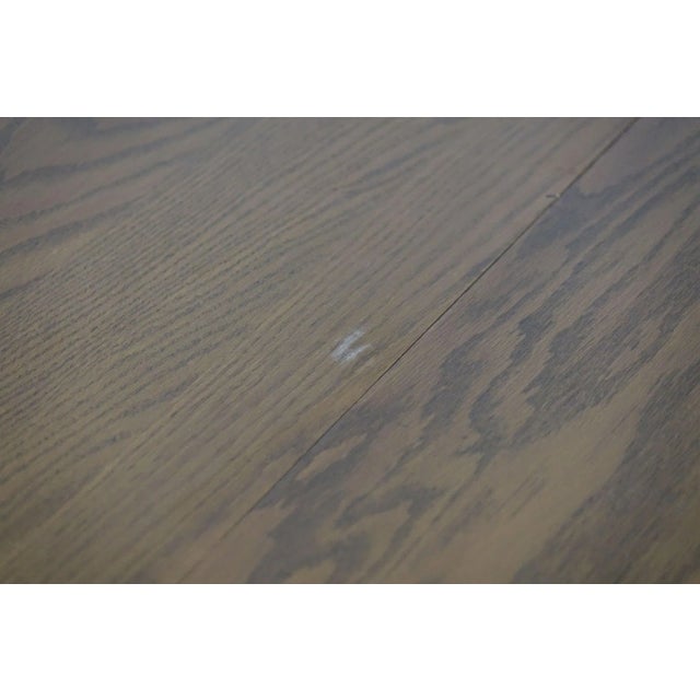 Vintage Expandable Oak Dining Table " Extends Up to 14ft For Sale - Image 9 of 12