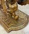 Vintage Italian Rococo Gold Giltwood Acanthus Pedestal Side Table For Sale - Image 11 of 13