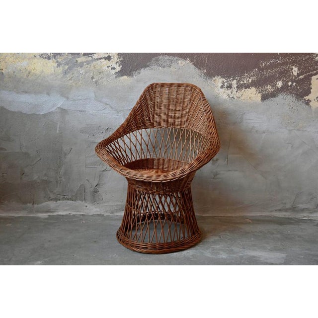 Bohemian Rattan Children's Armchair For Sale - Image 3 of 13