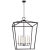 Darlana XXL Lantern in Aged Iron Designer: Chapman & Myers Canopy: 6" Round Mounting: Chain Shade Detail: No Option...
