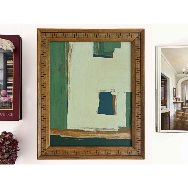 Step into a world where evergreen meets calm. “Serenity Pines V” is a striking original abstract painting designed to...