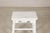 Vintage Chinese Rustic Country Style White Painted Wooden Stool For Sale - Image 14 of 16